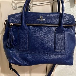 Kate spade blue leather purse.